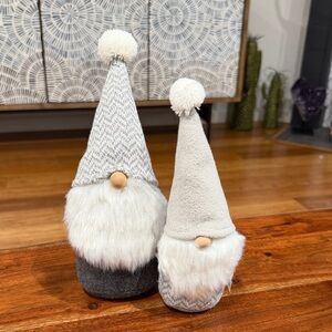 Target Gray and White Holiday Gnome Decor Set